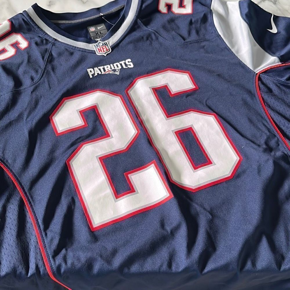 Nike NFL Onfield Sony Michel Patriots #26 Jersey Sz. XL